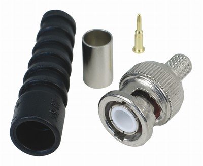 BNC coax connector 6 mm voor RG59